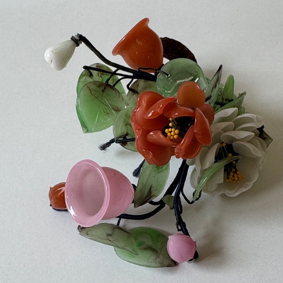 Vintage Bundles Decorative Jade Glass,Asian bowl, Chopstick Holders,Lucky Buddha - Picture 2 of 16